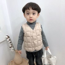 재한 아동용 경량 패딩조끼[2269]