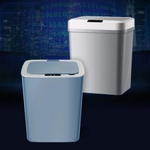 눕눕 가정용 휴지통 자동 스마트 센서 화장지 쓰레기통, 화이트