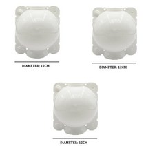 식물재배기 식물조명기 식물조명등 식물 뿌리 볼 장비 5cm 8cm 12cm 정원 묘목용 고압 번식 사육 케이스, 06 white L 3pcs