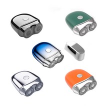 씨앤케이 CnK CO-01 금속 여행용 UV자외선 살균 미니전동면도기 휴대 편한 차량 선물용, 그린