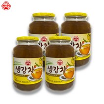 예이니식품 오뚜기 국산 생강차 4병(1kgx4병) 유자대추, 1kg, 4병