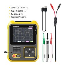 오실로스코프 OSCILLOSCOPE 계측기 tft 컬러 스크린 디지털 led 백라이트가 내장 된 리튬 배터리 신호 발생기, 6개
