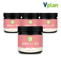브이플랜 알룰로스 분말 1.2kg 알룰로오스 설탕, 단일옵션,상세 설명 참조, 4통, 300g