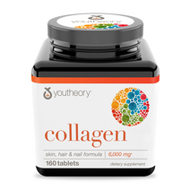 Youtheory 유씨어리 콜라겐 비타민C 스킨 헤어 네일 6000mg 160정 Collagen Vitamin C