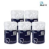 [메디케이] 국내생산 일회용 치실 50p x 5개 / 케이스 증정, 50개