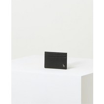 23SS [Online Limited] 블랙 퍼피 장식 가죽 카드홀더 HJHO3E991BK