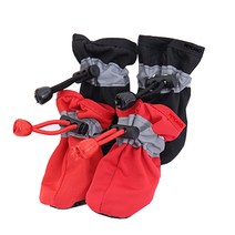 강아지 미끄럼방지양말 슬개골탈구방지 벗겨짐방지 벨크로양말 펫카소양말, 펫카소 기본신발, 레드