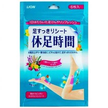 라이온 휴족시간 발 다리 쿨링 시트 12매 건강 생활 용품 잡화, 상세페이지 참조, 상세페이지 참조
