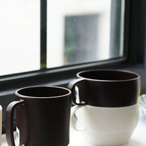 전자렌지 전용 일본산 레이카 머그컵 스프컵, 머그컵_아이보리