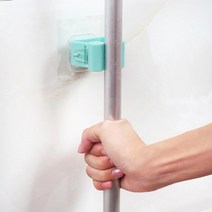 마대 벽걸이 홀더 청소도구 우산 거치 봉걸이, 그린