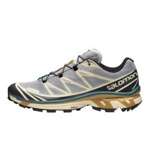 SALOMON XT-6 빈티지 기능 트렌드 저가형 러닝화 샌드위치 그레이