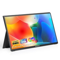휴대용 모니터 노트북 보조모니터 듀얼 Arzopa 15.6inch fhd 초박형 1080p usb type c hdmi 호환 컴퓨터 모니터 노트북 ps5 스위치 xbox ips, 15.6 a1 루트, 나는 플러그
