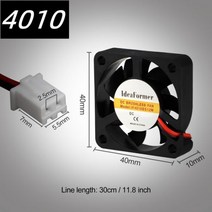 5015/4010/4020 12V 및 24V 냉각 터보 팬 브러시리스 3D 프린터 부품 2Pin 압출기 DC 쿨러 송풍기 플라스틱 envio gratis, 5V, 40mmx40mmx10mm, 40mmx40mmx10mm