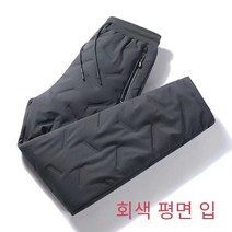 타니 남성용 기모 패딩 바지 기본