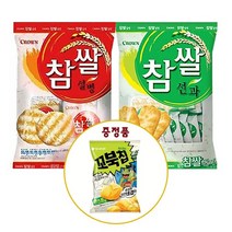 크라운 참쌀설병 128 + 참쌀선과 115g 증정 꼬북칩콘스프 65g, 1세트