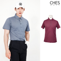 [체스골프-기획상품] 타로 남성골프 쿨 반팔카라티셔츠