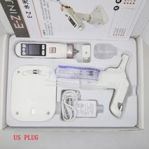가정용 EZ 진공 하이드로 리프팅 메조테라피 건 음압 메조 얼굴 물 주입 마이크로크리스탈 주사기 도구, US PLUG(110V)
