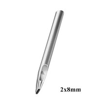 타공기 LMDZ 구멍 펀치 가죽 타원형 철강 공예 도구 벨트 DIY, [03] 2mmx8mm