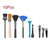 컴퓨터청소 클리너 접점부활제 10 개/대 키보드 청소 브러쉬 다기능 전화 컴퓨터 계산기 갭 먼지 리무버, 01 10Pcs Small Brushes