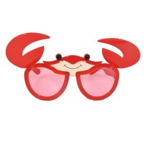 웃기는 선글라스 1 pc 하와이 열대 파티 선글라스 플라밍고 하와이 루아우 풀 비치 파티 장식 용품 재미 상어 사진 소품 안경, 스타일12