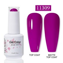 Clou Beaute-레드 시리즈 젤 폴리쉬 탑 코트 UV 네일 프라이머 베르니스 세미 퍼머넌트 uv 바니시 하이브리, 한개옵션1, 84 11309