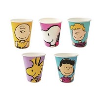 스누피 칼라 일회용 종이컵 5종 9oz, 10개입, 5개