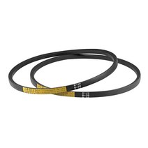 Uxcell B40 V-벨트 101.6cm(40인치) 피치 길이 B섹션 고무 드라이브 벨트 2개188091