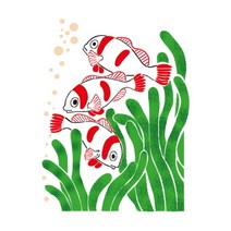 [바보사랑] 스텐실 도안(ST-8006) 니모를 찾아서