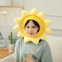 CLTV 해바라기 모자 1+1 특이한 인싸템 유튜버 라방 방청객 인생네컷 인형모자