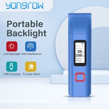 Yongrow자동 알코올 테스터 전문 호흡 USB 충전식 음주 측정기 테스트 도구 건강 관리