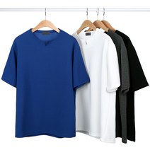 노마진컴퍼니 루즈핏 남자 리버풀 브이 포인트 라운드 반팔 티셔츠