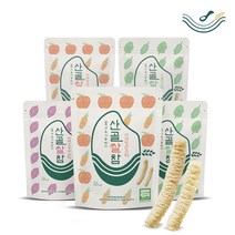 [산골이유식] 산골떡뻥 산골쌀참 산골과일참 5봉만원 아기떡뻥 쌀스틱 과일칩 아기간식 산골점빵, 자색고구마스틱 5봉