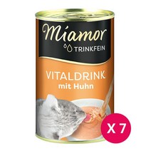 [도그씨] 미아모아 바이탈 드링크 치킨 135ml x 7개 고급육수음료, 상세 설명 참조