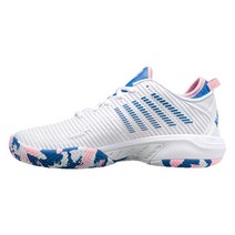 K-Swiss 여성용 하이퍼코트 슈프림 테니스화 (화이트/스타 사파이어/오키드 핑크 6) 화이트/스타 핑크