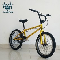 20인치 BMX 미니밴 성인 익스트림 바이크 스턴트카 플라워 클라이밍 입문용 스턴트 등반자전거 익스트림 자전거 묘기자전거 묘기용 클라이밍 자전거 bmx 자전거 가벼운 초경량 운동용, 골드 플래티넘 업그레이드, cm