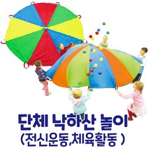 어린이 낙하산 캐스B스포츠 낙하산 3.05m 유아 아동 용품