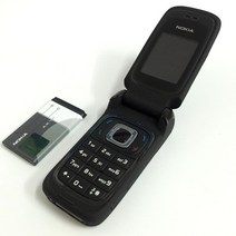 휴대폰 스마트폰 핸드폰 공기계 공휴대폰 노키아 6085 휴대 전화 2g gsm 블루투스 플립 오리지널 언락, 배터리 충전기 선물, 검은색