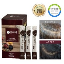 [1+1]저자극 순한 흰머리 새치 셀프 프리미엄 물 염색제_고급 염색 키트포함, (1+1) 18회분, 다크 브라운(저자극)
