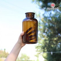 화병 빈티지 유리 인테리어 시약병 꽃 FV-001 갈색 디퓨저병, FV-001-S