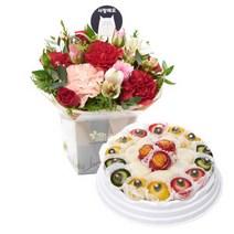 백년초떡케익(대)+리치카네이션 꽃배달 어버이날 스승의날