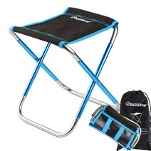 휴대용 초경량 접이식의자(M) 분리형 캠핑 등산 낚시 7075 듀랄루민, 블루, 1개