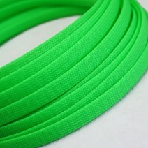 스파이럴덕트 PET 확장 케이블 슬리브 2mm ~ 40mm 타이트 브레이드 고밀도 경도 절연 라인 보호 와이어 랩, 05 UV Green_02 4mm