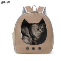 위백 래빗 펫백 캣백 스페이스백 펫룸 통풍 휴대용 백팩 고양이 이동용품 강아지 백팩, 409카라멜