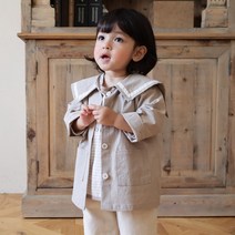 유아 가을 아동복 등원복 코트 자켓 - 세라트렌치코트