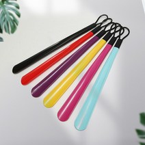 루나버블 [30cm] 고리형 신발주걱 3color 벽걸이 가정 식당 플라스틱 긴 중 롱 구둣 구두 헤라 신발칼, 1개, 레드