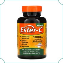 아메리칸헬스 비타민C 시트러스 바이오플라보노이드 칼슘 비건 120베지테블렛