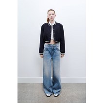 독일 자라 ZARA 크롭 봄버 재킷 100021