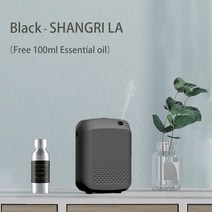 전자 방향제 디퓨저 스마트 아로마 테라피 에센셜 오일 호텔 커버리지 500 ³ 전기 냄새 홈 블루투스 제어, 22.BlackSHANGRI LA  미국