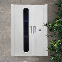 BTgoodS 욕실 수납장 플라스틱 욕실 수건장 심플화이트 AJBATH, 심플장 500x800