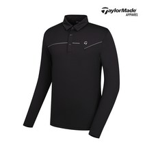 [테일러메이드] 남성 원포인트 카라 티셔츠 TMTYK3372-199